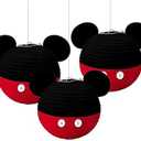 amscan Mickey Mouse Forever Paper Lanterns - 11 3/4", 3 Pcs