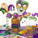 Cheerland Clearance Masquerade Party Photo Booth Props Mardi Gras Photo Prop Carnival Party Decorations New Orleans Theme Favors for Birthday Classroom Bachelorette Venetian Mask Party Supplies