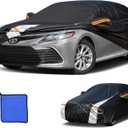 Toyota Camry Car Cover 100% Waterproof All Weather, Gift with Towel, 10 Layers Car Cover Custom Fit 1996-2026 Toyota Camry, Full Exterior Cover Rain Sun UV Protection with Door Zipper.