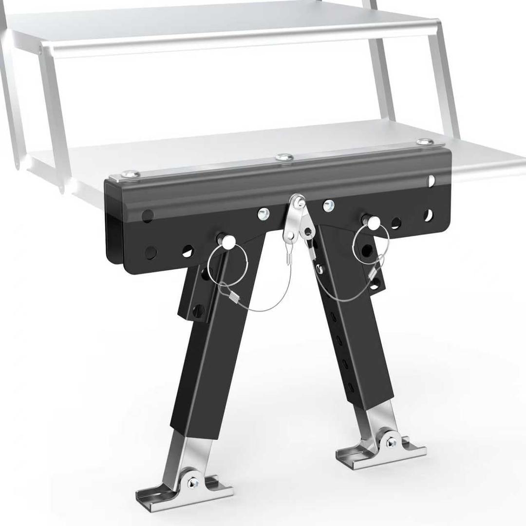 RV Step Stabilizer Kit for Travel Trailers/5th Wheels/Motorhomes, Camper Steps RV Step Support, Height Ranges from 2.8" to 11.4"