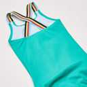 Kanu Surf Girls' Maggie UPF 50 Beach Sport Athletic One Piece Swimsuit, Size 8 