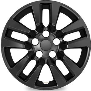 TangMiGe 4-Pack Hubcaps Wheel Covers Compatible with Nissan Altima Sedan 2013 2014 2015 2016 2017 2018, 40315-3TM0B, 16 inch 16" (Black Color)