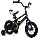 vollsch 14 Inch BMX Style Kids Bike for Ages 3-5 Years Old Boys Girls Toddlers Bicycle with Training Wheels & Coaster Brake, Black