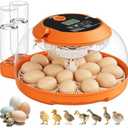18 Egg Incubators for Hatching Eggs, Egg Incubator with Automatic Egg Turning and Humidity Control, Incubators for Hatching Chicken Ducks Quail Goose Pigeon