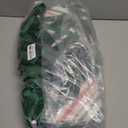 MotiMind 5 Pack Red and Green Striped Christmas Gift Boxes with Lids 7x7x7 Square Gift Box with Ribbons for Wrapping Christmas Presents Wedding Bridesmaid Holiday Party Favor Boxes