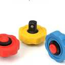 1/4" 3/8" 1/2" Drive Thumbwheel Ratchet Set,72 Tooth Finger Ratchet,Palm Ratchet Wrench 3pcs (Multicolor)