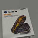 Yaktrax Walk Traction Cleats - 360-Degree Grip on Snow, Ice, & Multi-terrain Surfaces - Elastic Outer Band w/ Easy-On/Off Heel Tab & 1.2mm Zinc-coated Steel Coils - Abrasion & Rust Resistant - Unisex (Small)