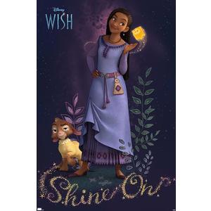 Trends International Disney Wish - Asha Wall Poster, 34L x 22.4W, Unframed Version, Pack of 3