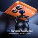 UniqueMe Compatible for 3 Pack iPhone 17 Pro Camera Lens Protector - [Drop Protection] 9H Tempered Glass Camera Cover Screen [Update New Version]Not for 17 Pro Max (Transparent)