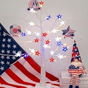 BOHON Crystal Tree of Life 10.6in Night Light with Remote, Warm to Cool White, USB Battery Powered, Crystals and Healing Stones Tree Birthday Gifts for Women Mom House Warming Gifts New Home Decor (Purple and Green)