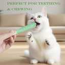 2 x 3 Pack Puff Stick Cat Catnip Toys with a Storage Box, Funny Cat Chew Toys Teething Interactive Catnip Filled with 100% Pure Organic Catnip for Indoor Cats