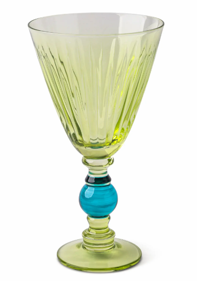 DI CORE 10.1 Oz Liquor Glass Two Tone Teal & Green, 3 Packs