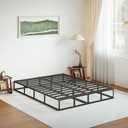 10 Inch Full Box Spring and Fabric Cover Set, High Profile Metal Full Size Box Spring, Heavy Duty, Easy Assembly, Noise Free