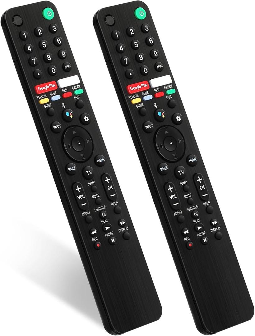 RMF-TX500U Smart TV Remote 2 Pack for All Sony TV/Sony Bravia TV Voice Remote, RMF-TX500U Replacement Remote for XBR/KD/XR Series X900H X800H X950G X850G 55A8H X750H Etc, 