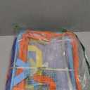 8 Packs 8 Colors Large Toy Storage Bags, Reusable Clear PVC Board Game Storage, Toy Organizers and Storage Bags with Zipper for Building Blocks, Puzzle and Handmade Accessories, Clear Toiletry Bag