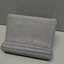 BZVV Soft Tablet Stand Pillow with Pocket,Adjustable 3 Viewing Angle,Lazy Holder for Bed Sofa,Compatible with iPads Tablets eReaders Smartphones Books Magazines (Dark Gray)