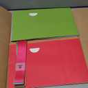 Vitalizart Paper Gift Bags With Ribbon Handles Set of 10 Assorted Colors Bulk Reusable For Gift Wrap Girls Kids Birthday Bridal Shower Party Favors Goodie Bags Candy Christmas 7.87"x3.54"x7.09" Small