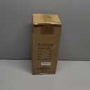 KUNJOULAM Small Pleated Table Lamp, Bedside Nightstand Lamp with Beige Lampshade Black Base, Morden Mini Lamp for Bedroom Home Office Decor, E12 Bulb Included