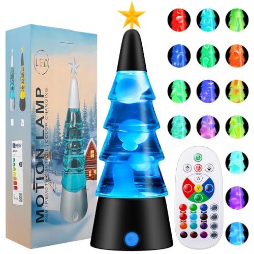LampGreen Liquid Motion Lamps, Christmas Lamp with Remote, 15 Color Changing LED Night Light for Kids & Adults Christmas, Bedroom, Living Room Gift