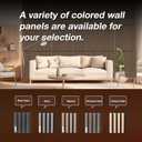 NeatiEase Wood Wall Panels Color Samples Pack, Acoustic Slat Wall Panels for Interior Wall Decor and Noise Reduction, Decorative Slat Wall Paneling