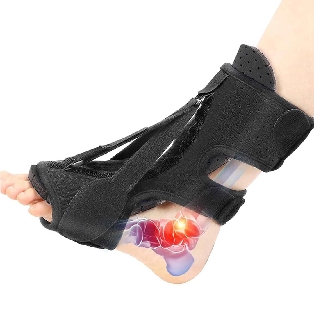 Adjustable Sleeping Stretch Boot for Plantar Fasciitis Night Foot Splint for Achilles Tendonitis, Fascia, Tendon, and Calf Stretching, Heel and Bone Spur, Arch Pain Treatment Ankle Brace