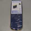 LONBET Toilet Paper Storage for 12 Rolls, Stackable & Foldable - The Ultimate Bathroom Organizer - Waterproof Basket with Bamboo Lid - Elegant Toilet Paper Storage Holder, Blue