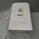 Conqto Candle Warmer Lamp with Timer, Dimmable Melted Wax Warmer with Two Bulbs, Height Adjustable Candle Lamp for Bedroom, Living Room Home Decor, House Warming Gift (Black Pole + White Lampshade)