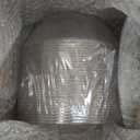 Tinybee 30 Pack Clear Plastic Bowls - Clear Disposable Bowls for Party with Gold Rim, 16-20oz Premium Hammered Bowls Disposable Heavy Duty, Plastic Salad Bowls for Milk Cereals, Snacks, Salads