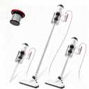 KEROMEE Corded Vacuum Cleaner, Handheld 5-in-1 Stick Lightweight Vacuum Broom Car Vacuum for Pet Hair Hardwood Floor Cat Litter Cleaning
