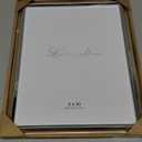 Lawrence Frames Brushed Silver Plated Metal Picture Frame, 8x10