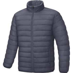 MAGNIVIT Men's Puffer Jackets Lightweight Warm Winter Coat Water-Repellent Windbreaker Insulated Quilted Packable Jacket (XX-Large, Dark Grey)