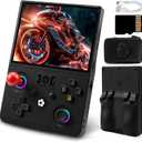 R36MAX2 Retro Gaming Console, 4.5 Inch 4K HD IPS Screen Retro Video Game Console, Handheld Game Console Preloaded 30+ Emulator Games, Linux System, Portable Video Console for Adult