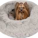 Friends Forever Everyday Faux Fur Donut Bed Size 23 in