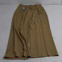 FUNYYZO Wide Leg Pants Women's High Elastic Waisted in The Back Business Work Trousers Long Straight Suit Pants Large Khaki 