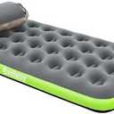 Bestway Roll & Relax Camping Air Mattress Twin 8.75" with Bag Pump