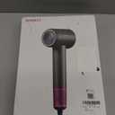 SHRATE Professional High Speed Ionic Hair Dryer | Ultra-Fast Drying | 500 Million Negative Ions | Low Noise | 160000 RPM | Compact Blow Dryer with Magnetic Diffuser for Faster Drying All Hair Types (Grey)