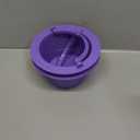 Wenqik 2 Pcs Pool Skimmer Basket with Handle, Leaves Removal Swimming Pool Filter Replacement Basket, Plastic Pool Strainer Basket for Swimming Pools Cleaning, Measures 6.18" Across The Top(Purple)