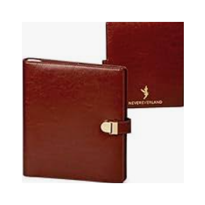 Nevereverland Disney themed faux leather scrapbook