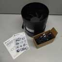 Hon&Guan 6 Inch Inline Booster Duct Fan with Speed Controller - 345 CFM Airflow with 19.2W Ultra-Low Power and Low Noise