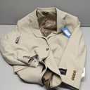 Haggar Mens Travel Performance Tailored Fit Suit Separate Pants & Jackets (40 Short, Tan)