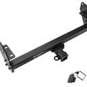 Class 3 Trailer Hitch 2" Receiver Fits 2005-2015 Toyota TacomaStandard 2-Inch Receiver, Multi-Fit Hitch to Receive Ball Mount, Cargo Carrier, Bike Rack, Black Matte Powder Coated.