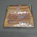 30PCS Cookie Goodie Bags Clear Front Window Party Favor Bag with Stand-up Bottom and Handle Gift Bags For Home Birthday Wedding Baby Shower Baking snacks Lollipops Chocolate Storage (Green Orange)