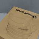 Brigii Salad Spinner, 4.24 Quart Lettuce Spinner with Double Drainage Holes, Salad Dryer for Washing, Spinning, and Draining Greens, Fruits, and Vegetables