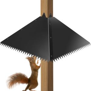 Metal Squirrel Baffle for 4x4 Post,Outdoor Squirrel Guard for Wooden Trunk Pole