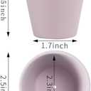Yishang 2.5 inch Pink Terracotta Pots with Drainage Holes,Small Mini Clay Ceramic Pottery Planter,Cactus Flower Terra Cotta Pots,Succulents Nursery Pots for Indoor/Outdoor Plants,Crafts-12 Pack