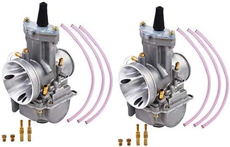 2pcs Carburetor Replacement for Yamaha Banshee 34mm 34 Mil Larger Carb