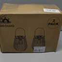 Solar Lanterns, KagoLing Solar Lanterns Outdoor Waterproof Gifts for Women Hanging Lights Outdoor Christmas Lamp Lights Decoration for Outside Garden,Yard,Patio,Porch,Trees,Lawn,Pathway Decor, 2 Pack