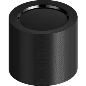 BESTVIP 100PCS Black Plastic Plates, 10.25 Inch Disposable Dinner Plate Party, Heavy Duty Disposable Plastic Plates - Ideal for Christmas Parties, Wedding and Birthday, Everyday Use, Lunch & Dinner