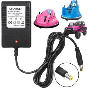 12V Charger for kidzone Bumper car,12v Battery Charger for Ride On Toys,cargador para carro elctrico de nio, Kids Bumper Car Replacement Charger