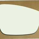 Mirror Glass for Volkswagen VW Beetle, Jetta, Passat - Passenger Right Side RH Replacement, Adhesive Included